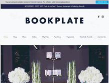 Tablet Screenshot of bookplate.com.au